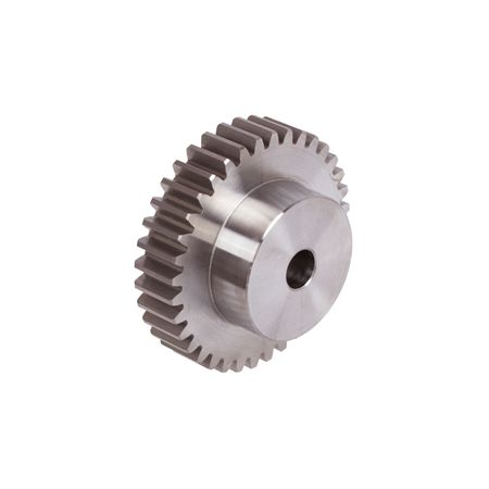 Madler - Spur gear made of steel C45 with hub module 2.5 21 teeth tooth width 20mm outside diameter 57.5mm - 23202100