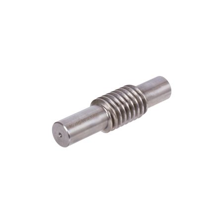 Madler - Worm shaft made of steel 11SMnPb30 module 0.75 double-thread right hand - 30050100