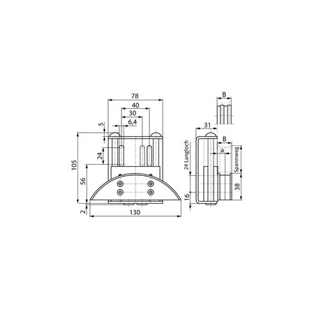 Madler - Chain tensioner SPANN-BOY® TS 10 B-1 stainless steel - 14040906