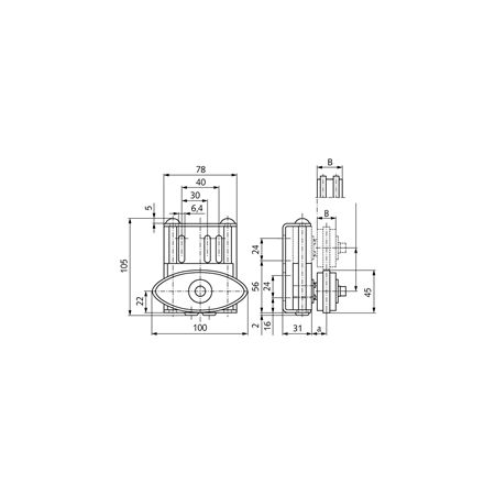 Madler - Chain tensioner SPANN-BOY® TS-EP 08 B-1 - 14041805