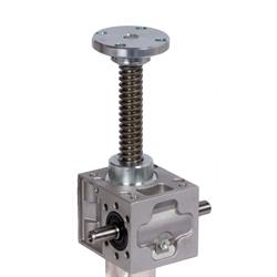 Worm Gear Screw Jacks NP/I, Version B: With anti-rotation guide