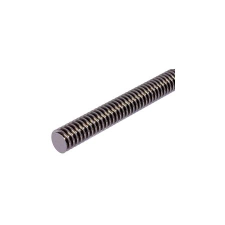 Madler - Trapezoidal-threaded spindle DIN 103 Tr.50 x 8 x 1000mm long single-start right material 1.4305 machined - 64099050