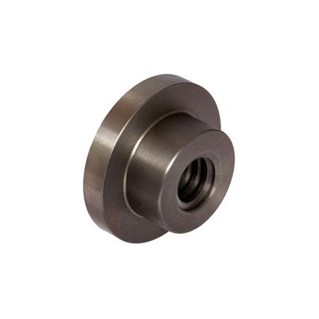 Madler - Round flange trapezoidal nut Tr.28 x 5 single-start left material cast iron - 64432800