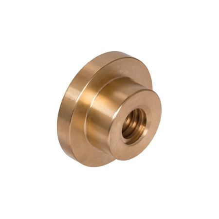 Madler - Round flange trapezoidal nut Tr.40 x 7 single-start left material red brass - 64444000