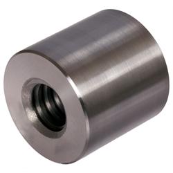 Round Trapezoidal Nut, double thread, rigth hand, steel