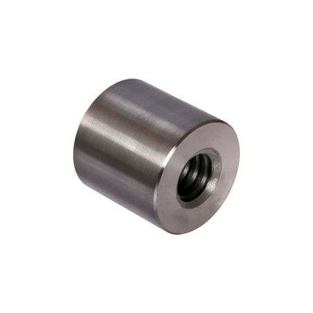 Madler - Round trapezoidal nut steel C35Pb Tr.14 x 4 single-start left length 28mm outer diameter 30mm - 64371400