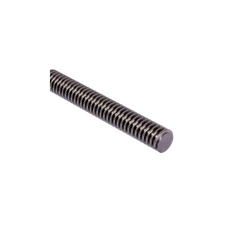 Madler - Trapezoidal-threaded spindle DIN 103 Tr.16 x 4 x 1500mm long single-start left material C15 rolled - 64051600