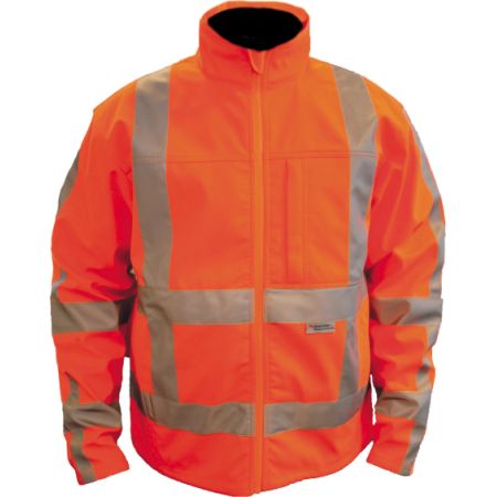 M-Wear 1316 softshell jas RWS fluo oranje. Maat:  XL |  2.51.316.06