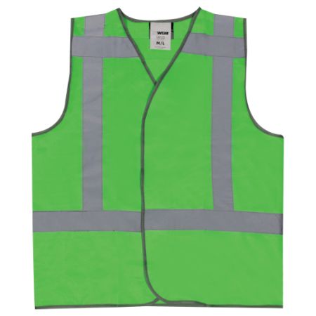 M-Wear 0185 verkeersvest RWS fluo groen. Maat:  XL-XXL |  2.60.185.06