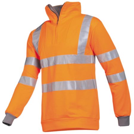 Sioen 284A Bindal sweater fluo oranje. Maat:  S |  2.60.316.03