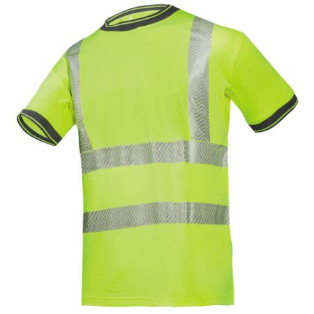 Sioen 3876 Rovito T-shirt fluo geel. Maat:  M |  2.60.667.04