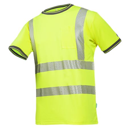 Sioen 3877 Rotella T-shirt fluo geel. Maat:  XL |  2.60.671.06