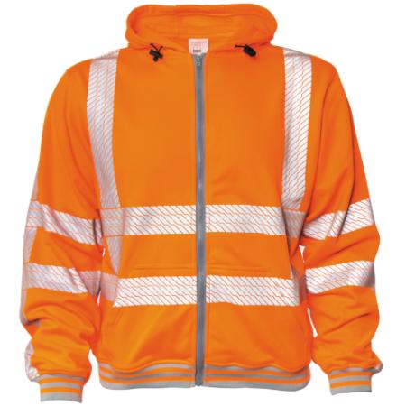 OXXA 6230 hooded sweater RWS fluo oranje. Maat:  M |  2.76.231.04