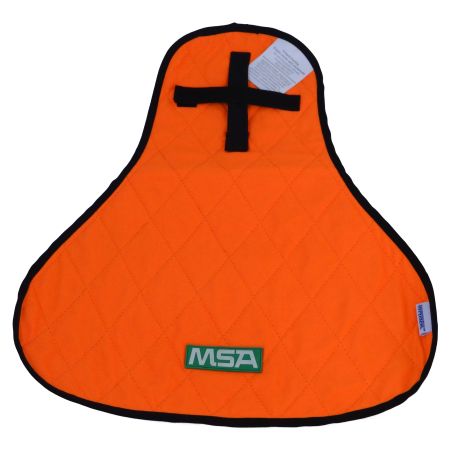 MSA V-Gard kruinkoeler met nekflap. fluo oranje |  6.24.543.00