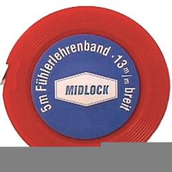 200-0,08 - Midlock Voelerlint Rol 0.08mm X 13mm X 5M