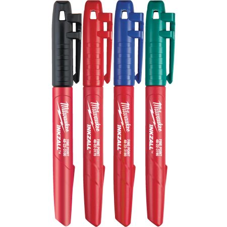 Milwaukee  INKZALL™ markers | INKZALL™ markers - coloured - 4pc | 48223106