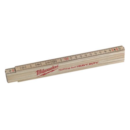 Milwaukee  Dunne houten vouwmeter | Slim Wood Folding Rule 2m | 4932459303
