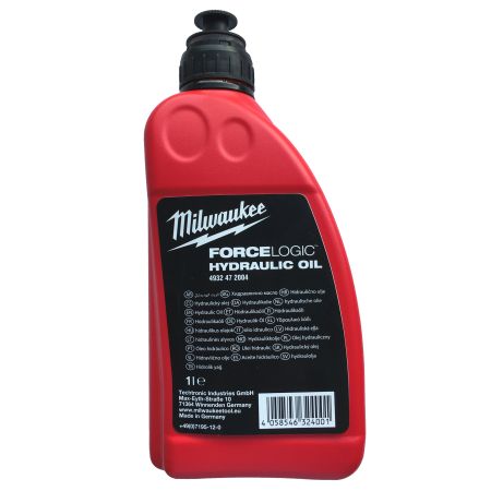 Milwaukee  Hydraulische olie | 1 Liter Can of Hydraulic Oil | 4932472004