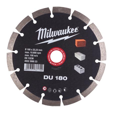 Milwaukee  Diamantdoorslijpschijven DU | DU 180 mm - 1 pc | 4932399523