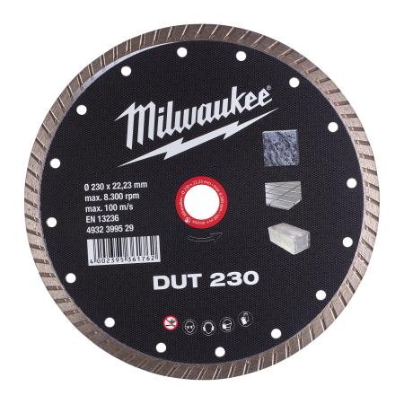 Milwaukee  Diamantdoorslijpschijven DUT | DUT 230 mm - 1 pc | 4932399529