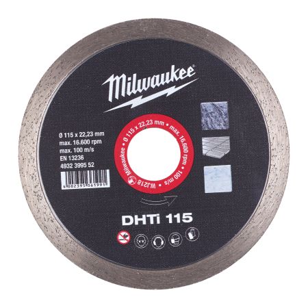 Milwaukee  Diamantdoorslijpschijven DHTi | DHTi 115 mm - 1 pc | 4932399552