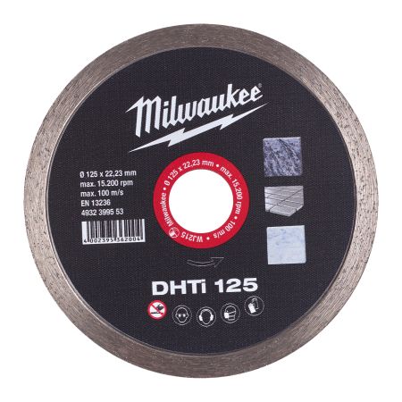 Milwaukee  Diamantdoorslijpschijven DHTi | DHTi 125 mm - 1 pc | 4932399553