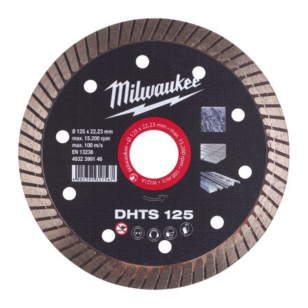 Milwaukee  Diamantdoorslijpschijven DHTS | DHTS 125 mm - 1 pc | 4932399146