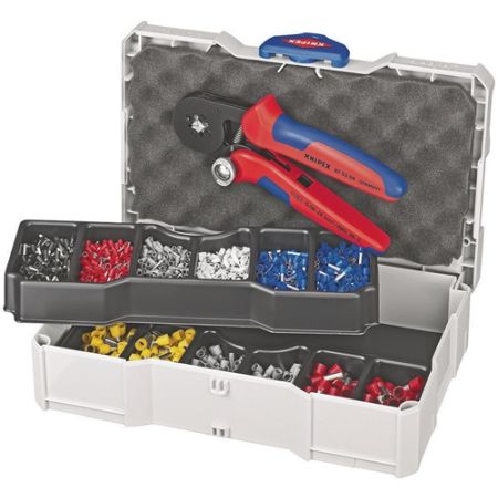 Assortiment adereindhulzen 1251 delig 0,50-10,00 mm² krimptang in systainer KNIPEX | IP.4000810388