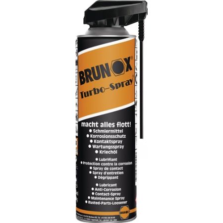 Multifunctionele spray Turbo-Spray® 500 ml  spuitbus Power-Click BRUNOX | IP.4000347111