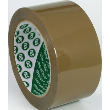 Verpakkingsplakband PP F29 bruin lengte 66 m breedte 50 mm wiel IKS | IP.4000353174