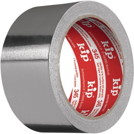 Aluminiumtape 345 met liners lengte 50 m breedte 50 mm wiel KIP | IP.4000353176