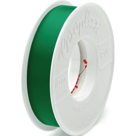 Elektro-isolatieband 302 groen lengte 10 m breedte 15 mm wiel COROPLAST | IP.4000353205