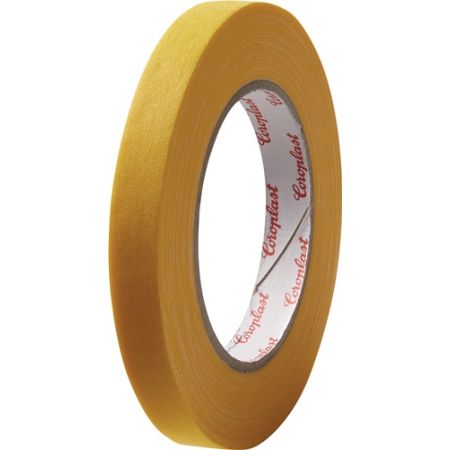 Textielversterkte tape 800 geel lengte 25 m breedte 15 mm wiel COROPLAST | IP.4000353220