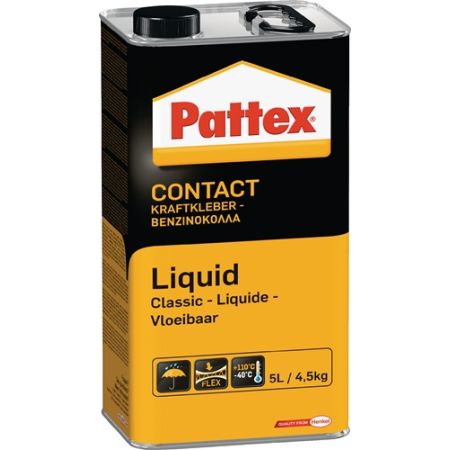 Krachtlijm classic Liquid -40graden Celsius tot +110graden Celsius 4,5 kg pot PATTEX | IP.4000353438