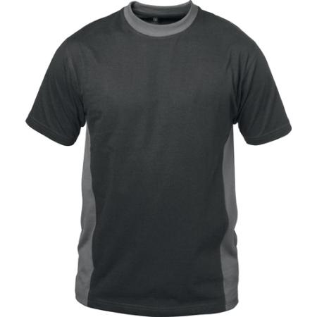 T-shirt Madrid maat M zwart/grijs 50 % katoen, 50 % PES ELYSEE | IP.4000375855