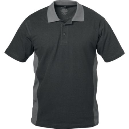 Poloshirt Sevilla maat M zwart/grijs 100 % CO ELYSEE | IP.4000375885