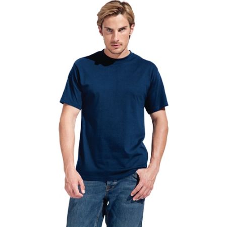 Men's Premium T-Shirt maat L steel GREY 100 % katoen PROMODORO | IP.4000377291