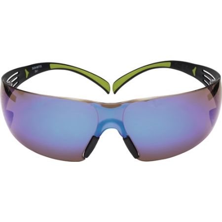 Veiligheidsbril SecureFit-SF400 EN 166, EN 172 beugel zwart groen, ringen blauw polycarbonaat 3M | IP.4000370068