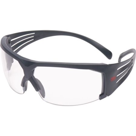 Veiligheidsbril SecureFit™-SF600 EN 166 beugel grijs, ring helder polycarbonaat 3M | IP.4000370077