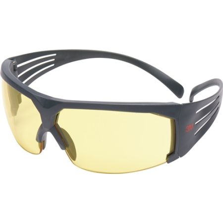 Veiligheidsbril SecureFit™-SF600 EN 166 beugel grijs, ring geel polycarbonaat 3M | IP.4000370079