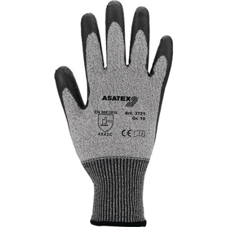 Snijbestendige handschoen maat 10 gemêleerd/zwart EN 388 PSA-categorie II EN 388 10 paar ASATEX | IP.4000371146