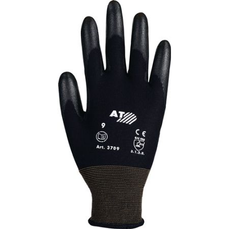 Handschoen maat 10 zwart polyamide m. Soft-polyurethaan polyamide m. Soft-polyurethaan ASATEX | IP.4000371157