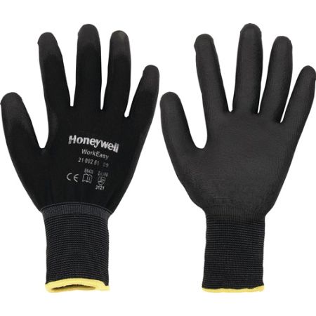Handschoen Workeasy Black PU maat 10 zwart EN 388 PSA-categorie II polyester m.polyurethaan HONEYWELL | IP.4000371205