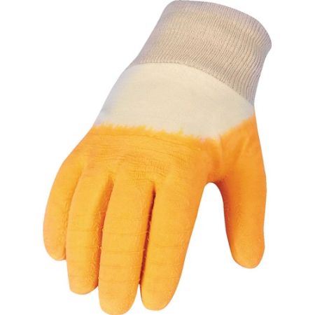Handschoen maat 10 geel I PSA-categorie I katoen m.latex ASATEX | IP.4000371260