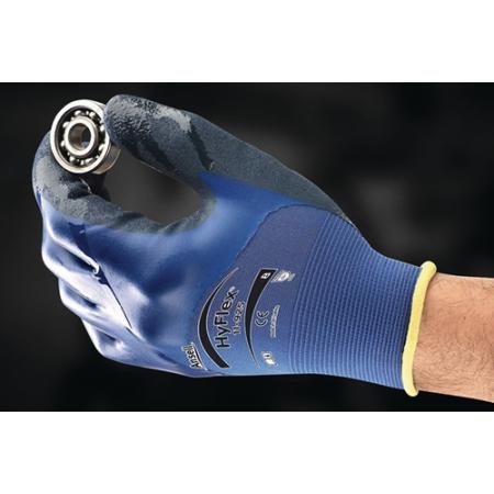 Handschoen HyFlex® 11-925 maat 9 blauw EN 388 PSA-categorie II Spandex/nylonweefsel m.nitril ANSELL | IP.4000371869