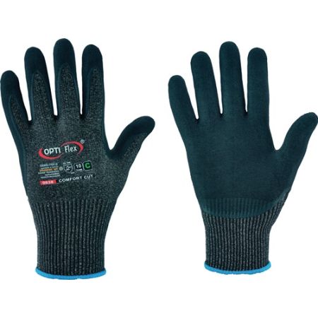 Snijbestendige handschoen Comfort Cut maat 10 zwart gemêleerd/zwart EN 388 PSA-categorie II 12 paar OPTIFLEX | IP.4000371865