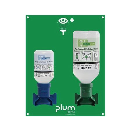 Oogspoelstation 1x200 ml pH neutraal,1x0,5l oogspoeling  PLUM | IP.4000386460