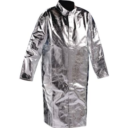 Mantel met opstaande kraag maat 58 zilver Viscose-katoen-mengsel JUTEC | IP.4000382033