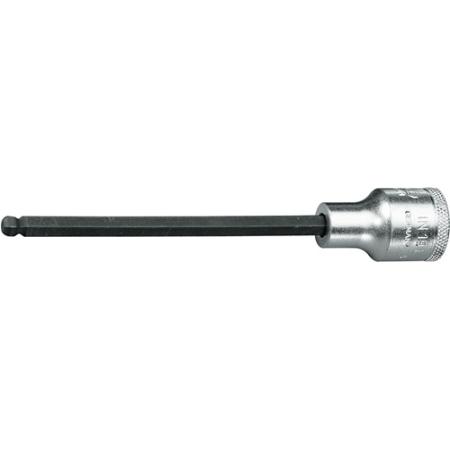 Dopsleutelbit IN 19 LK 1/2 inch binnen-6-kant, kogelkop sleutelwijdte 6 mm lengte 140 mm GEDORE | IP.4000770462
