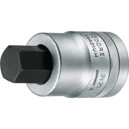 Dopsleutelbit IN 21 1 inch binnen-6-kant sleutelwijdte 17 mm lengte 90 mm GEDORE | IP.4000770759